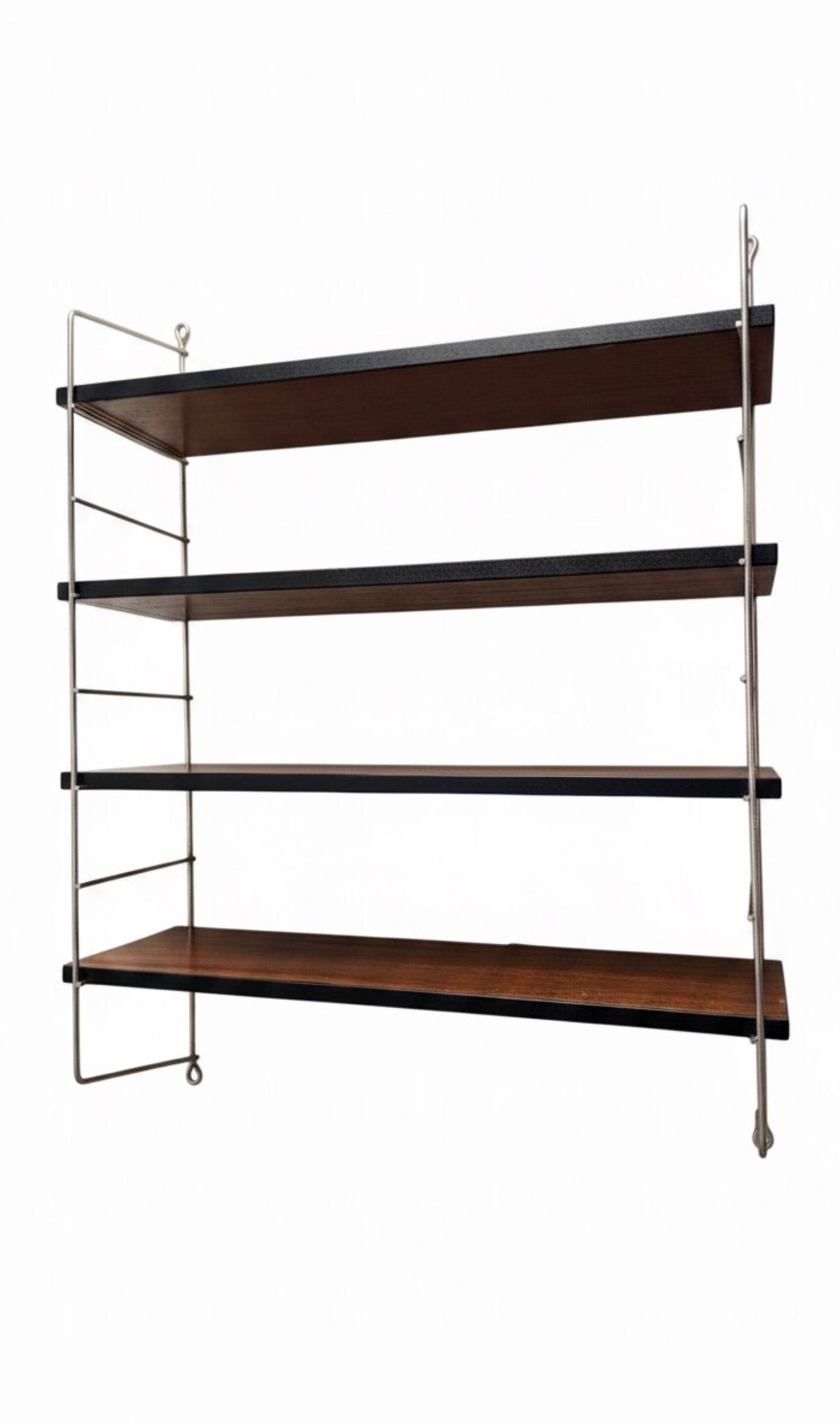 Vintage wall shelf, Scandinavian design, 70s-80s.