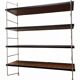 Vintage wall shelf, Scandinavian design, 70s-80s.