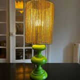 1970s apple green lamp