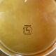Complete service barbotine Sarreguemines dish + 12 Vintage Décor Fru plates