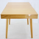 1970s Birch Extendable Dining Desk, Czechoslovakia