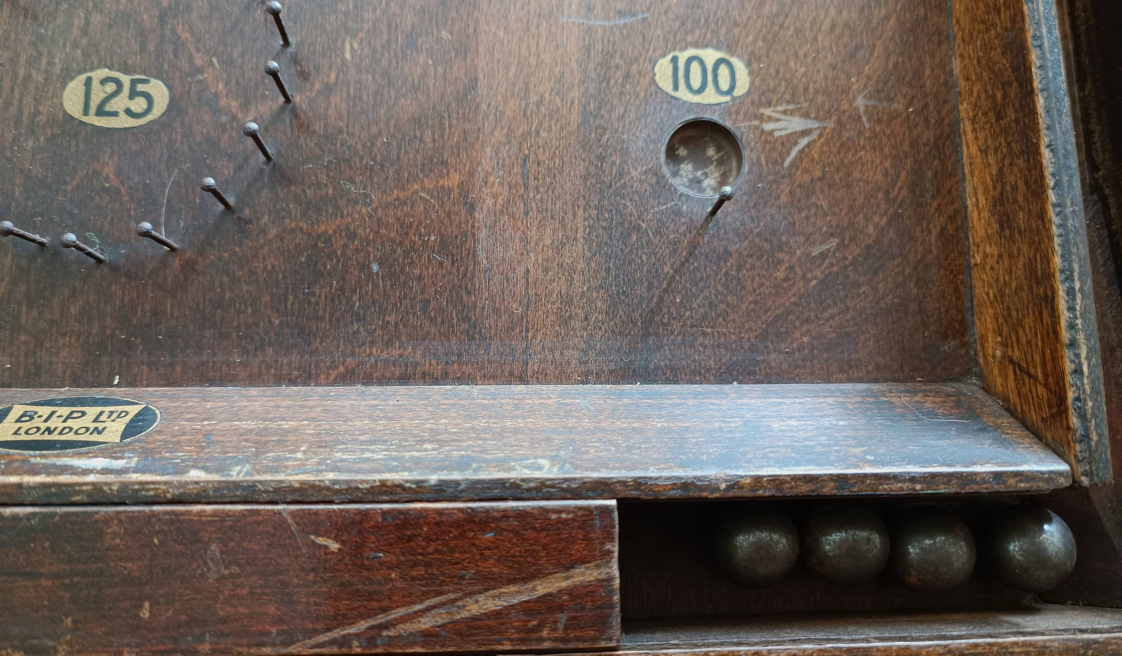 Old marble game Bagatelle