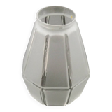 French Vintage Art Deco Replacement Shade With Grooved Abstract Design 0184