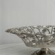 Silver-plated openwork metal stand