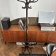 Baumann coat rack, swivelling parrot design from the 60s/70s in wood.