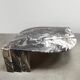 Vintage design marble coffee table midcentury Roche Bobois grey