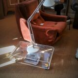 Vintage plexiglass side coffee table