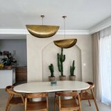 Brass chandelier