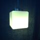 Square glass ceiling lamp