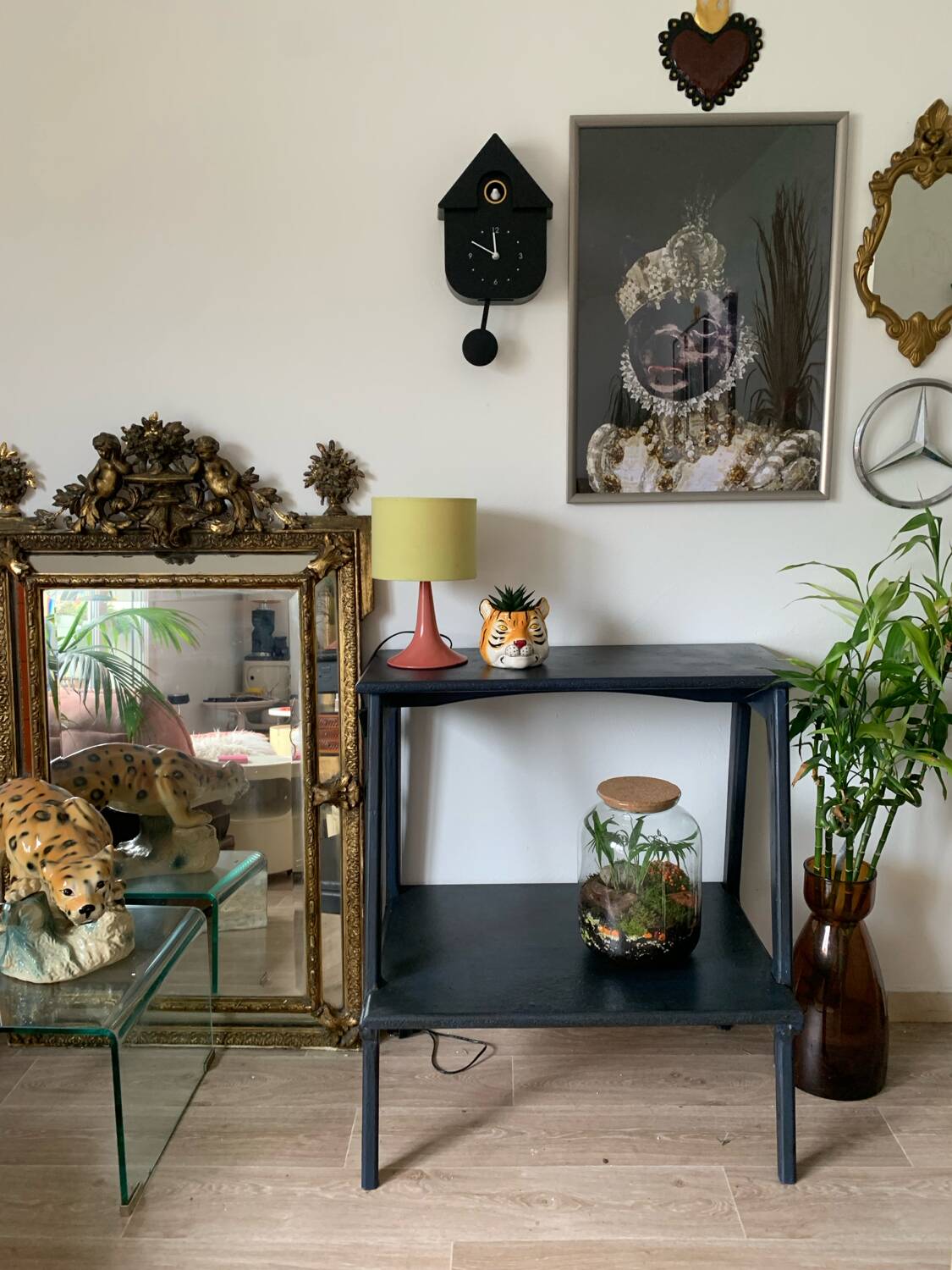 Old plant shelf