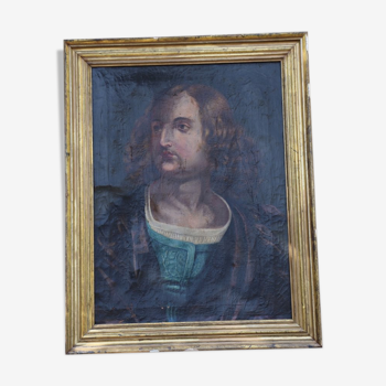 Portrait Oil On Canvas Christopher Columbus eighteenth century