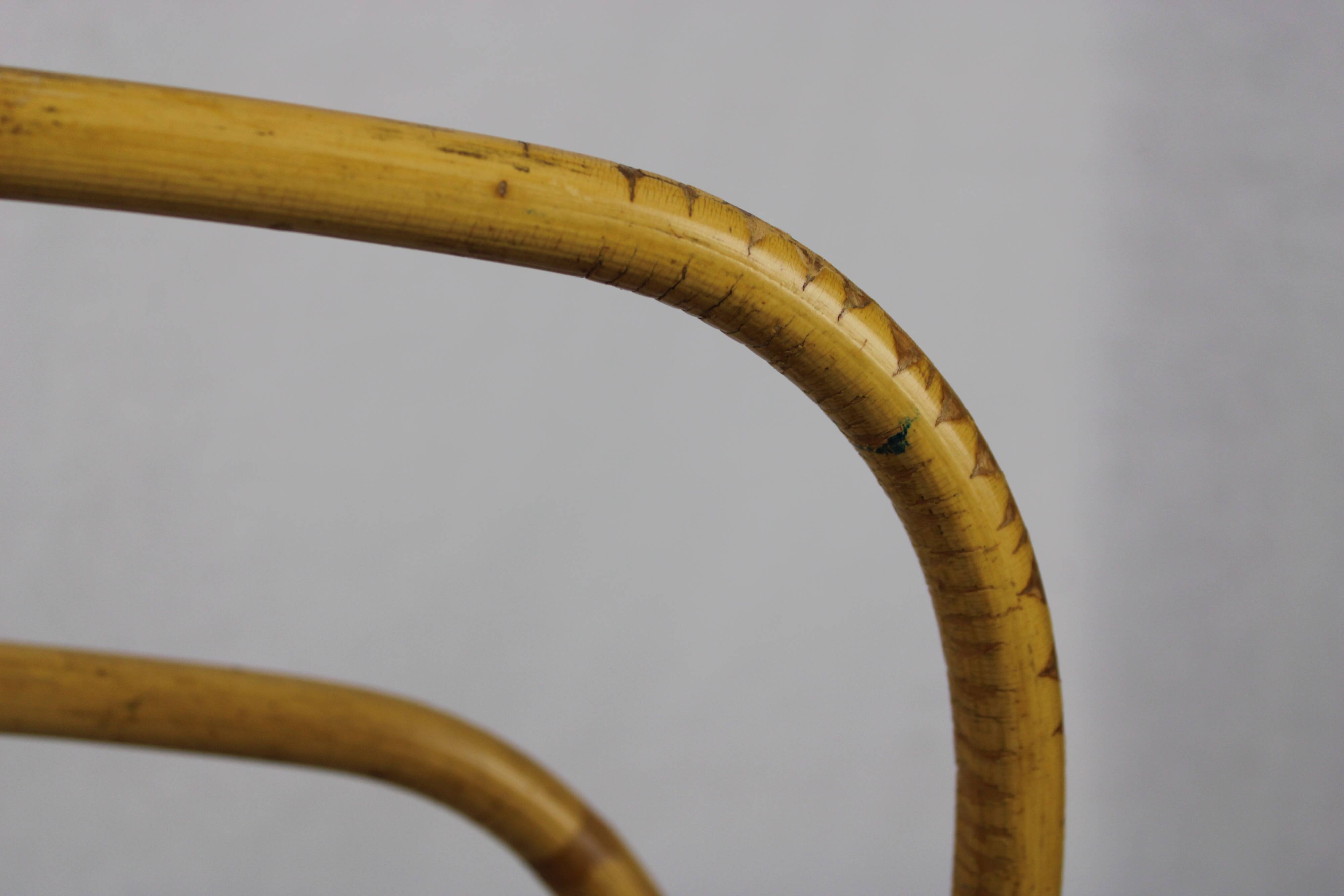 Rattan magazine holder