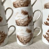 Tasses à café en porcelaine Bavaria