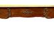 Louis XV style ceremonial desk, 19th century fawn leather top