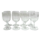 Baccarat - 8 Verres à Liqueur Nancy