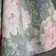 Nappe "english cottage" en coton vert sauge et fleurs champêtres