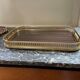 Vintage brass and formica tray 1950s