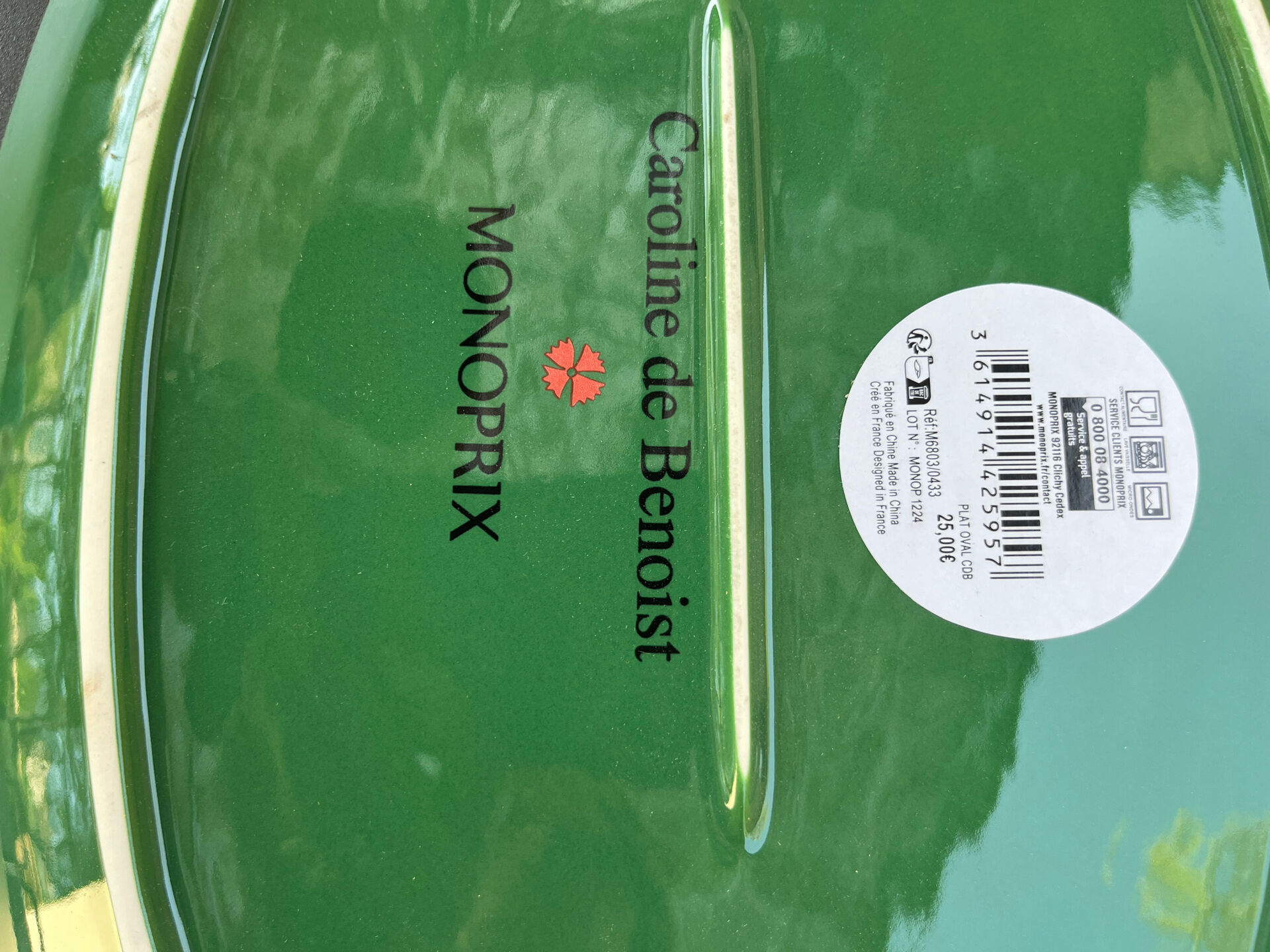 New serving platter Caroline de Benoist