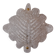 XL frosted leaf wall light, Murano glass, Italy, 1970