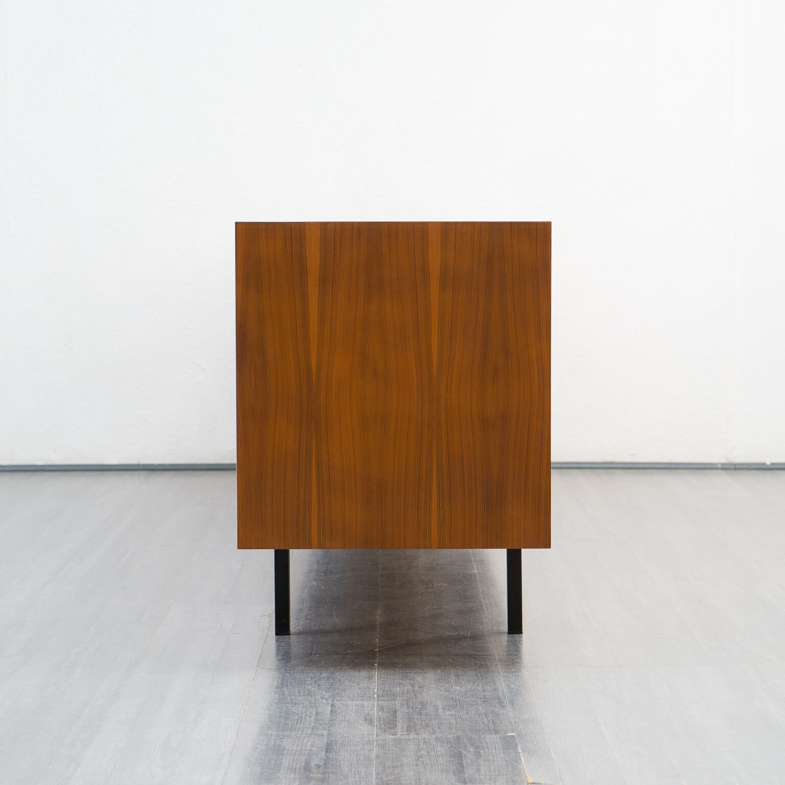 Sideboard 60s, walnut, restored, 272cm