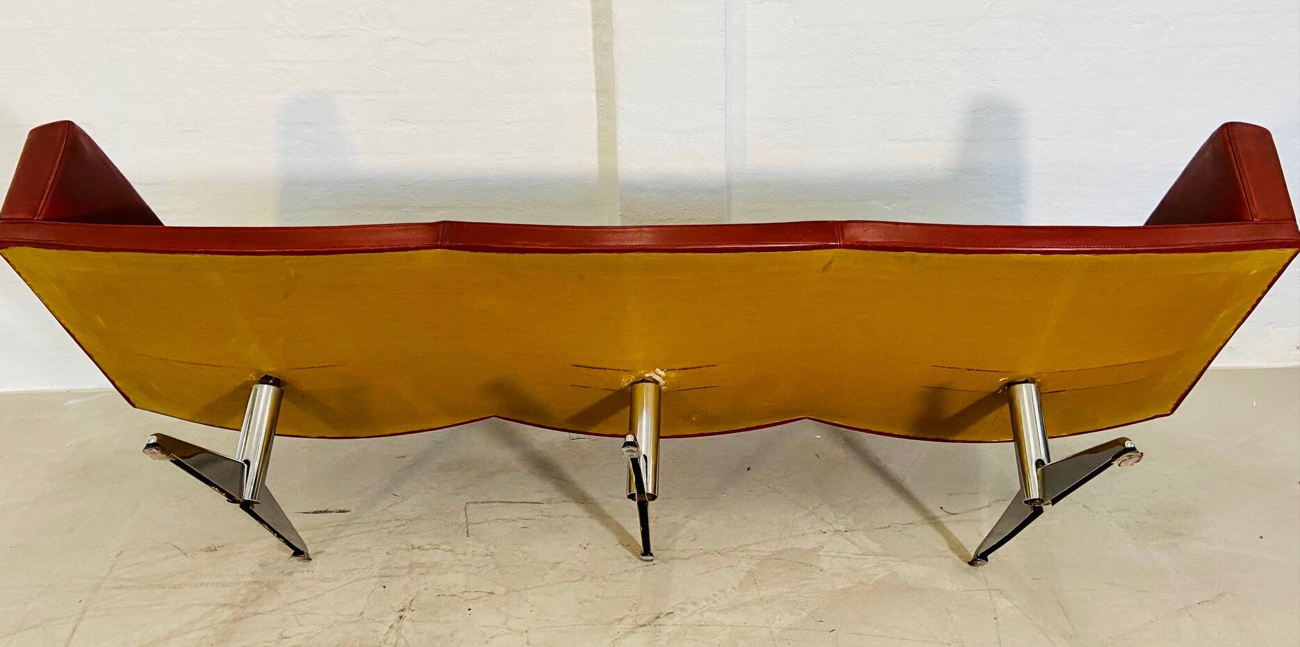VINTAGE NORWEGIAN FREDERIK KAYSER FOR VATNE MØBLER 3 PERSON SOFA 1970,s