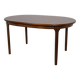 Mid-century teak oval extendable dining table from McIntosh, United Kingdom, 1960s