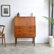 Teak secretary 77cm
