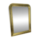 Superb antique gilded mirror in gold leaf – 82×57cm – late 19th century.