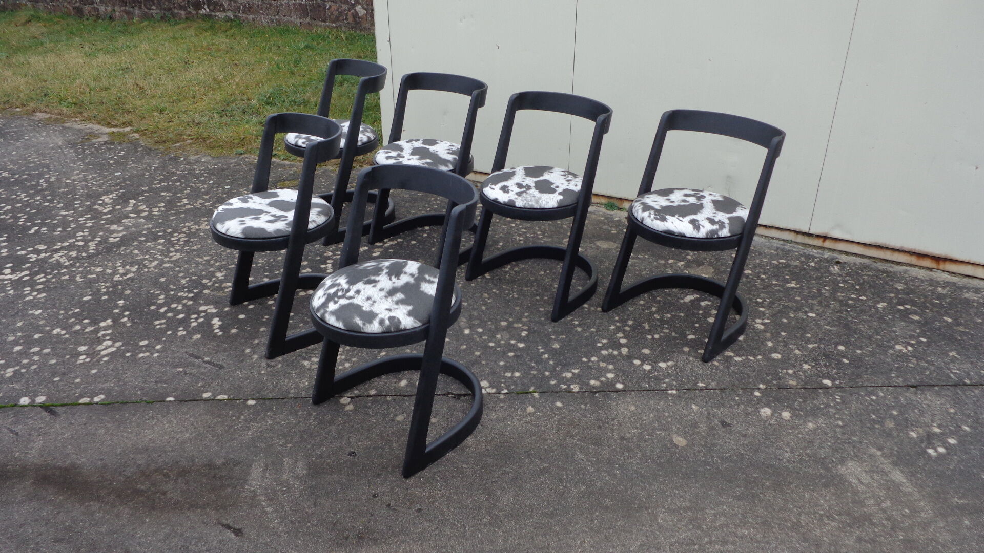 Set of 6 Baumann Halfa chairs