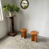 Pair of René Martin stools
