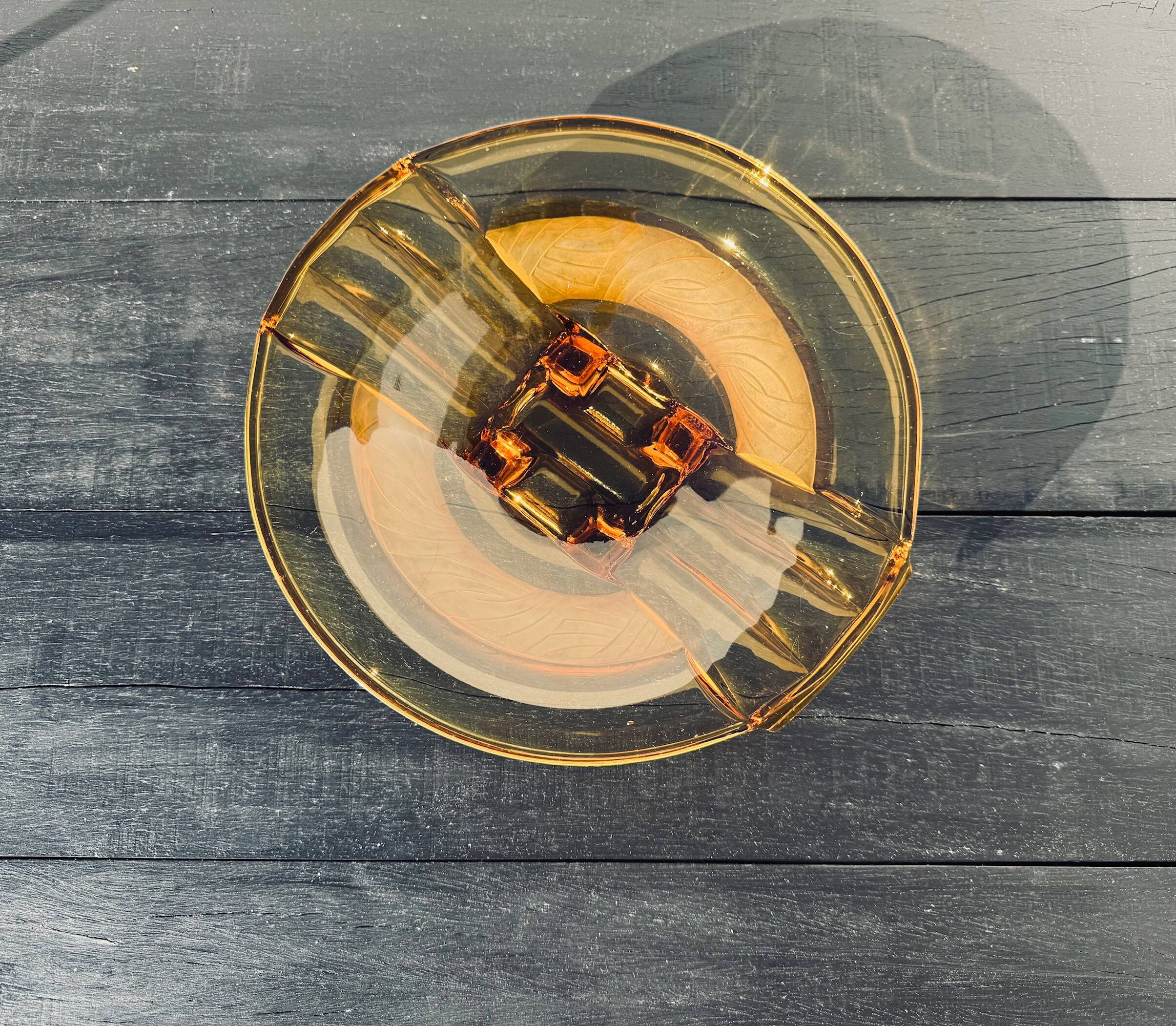Art Deco glass bowl