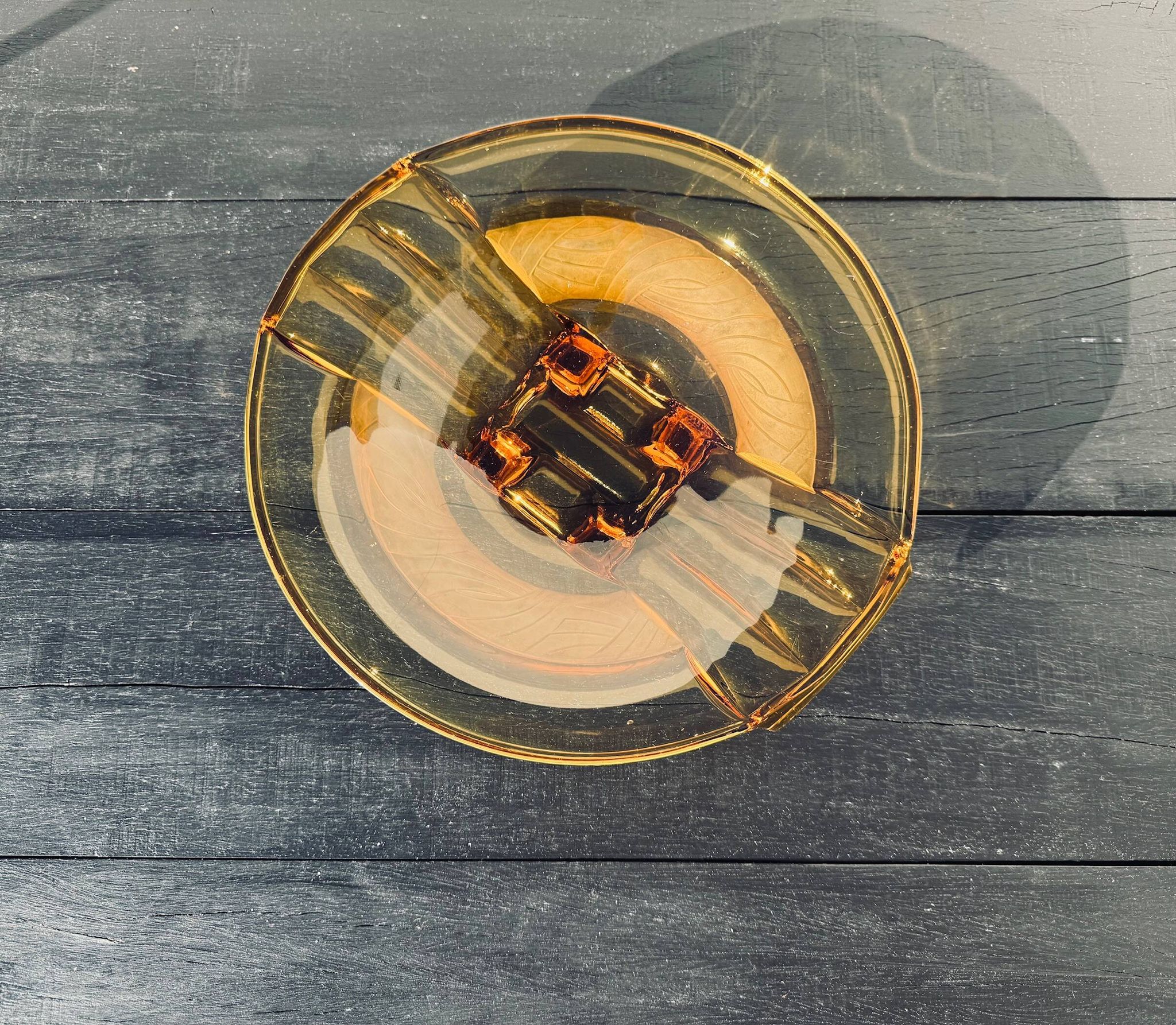 Art Deco glass bowl