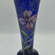 Vase en verre bleu cobalt émaillé et doré, attribué à François-Théodore LEG