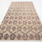 Tapis de salon 4x7, couleur pastel doux, style vintage, 117x213 cm, SK 3456