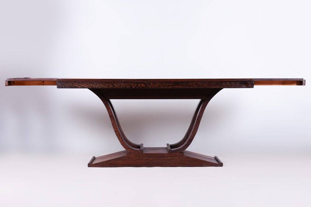 Art Deco Folding Table in Wengé, France, 1920s