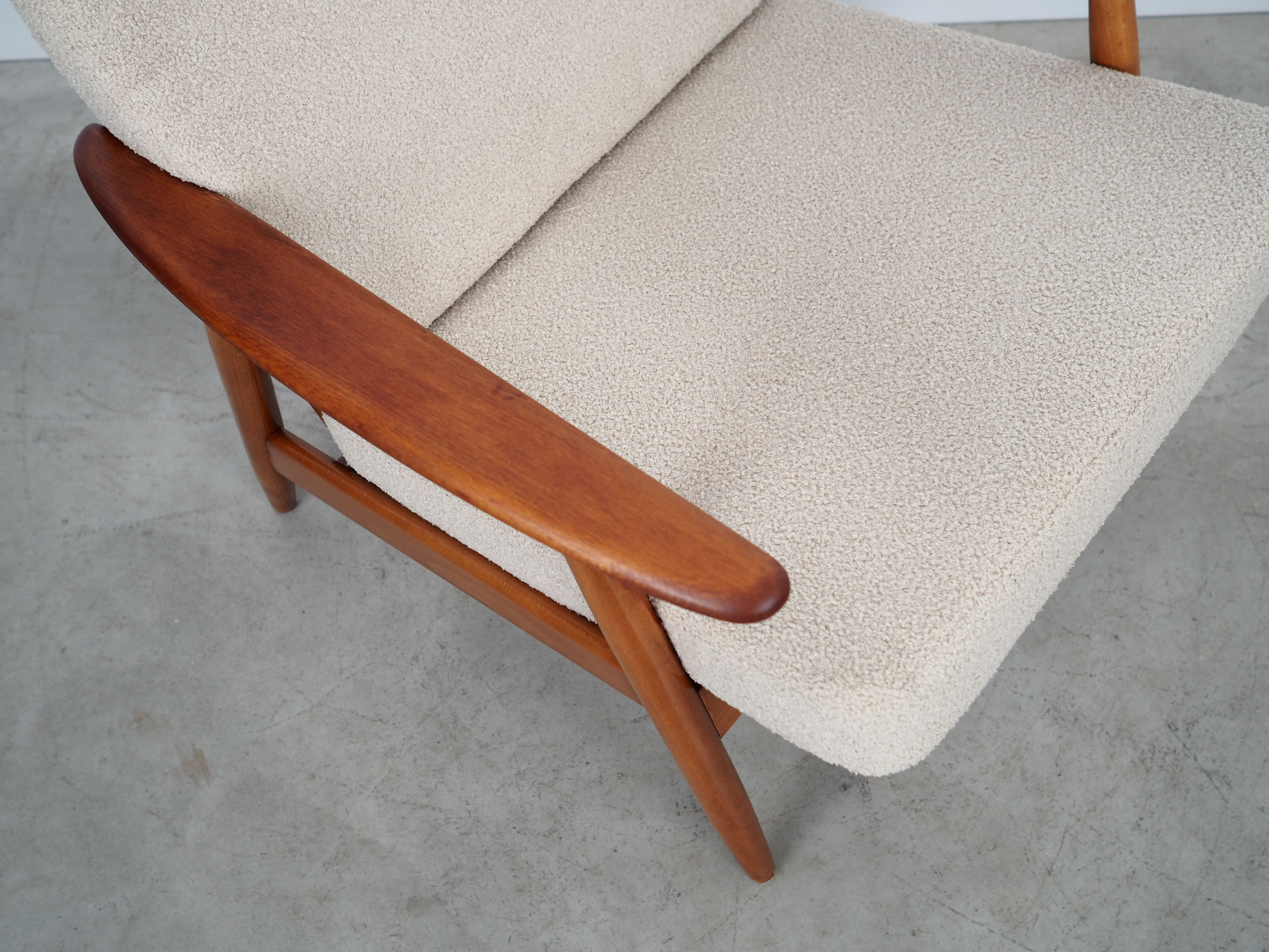 Beech armchair, Danish design, 1970s, production: Denmark