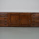 Antique french oak apothecary cabinet, circa 1900