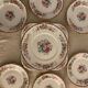 English dessert service 6 plates and 1 Grafton Royal dish
