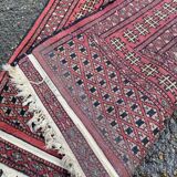 Turkmen Persian carpet with a so-called Kejebe pattern, 60x170cm.