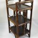 ETAGERE en ROTIN années 70