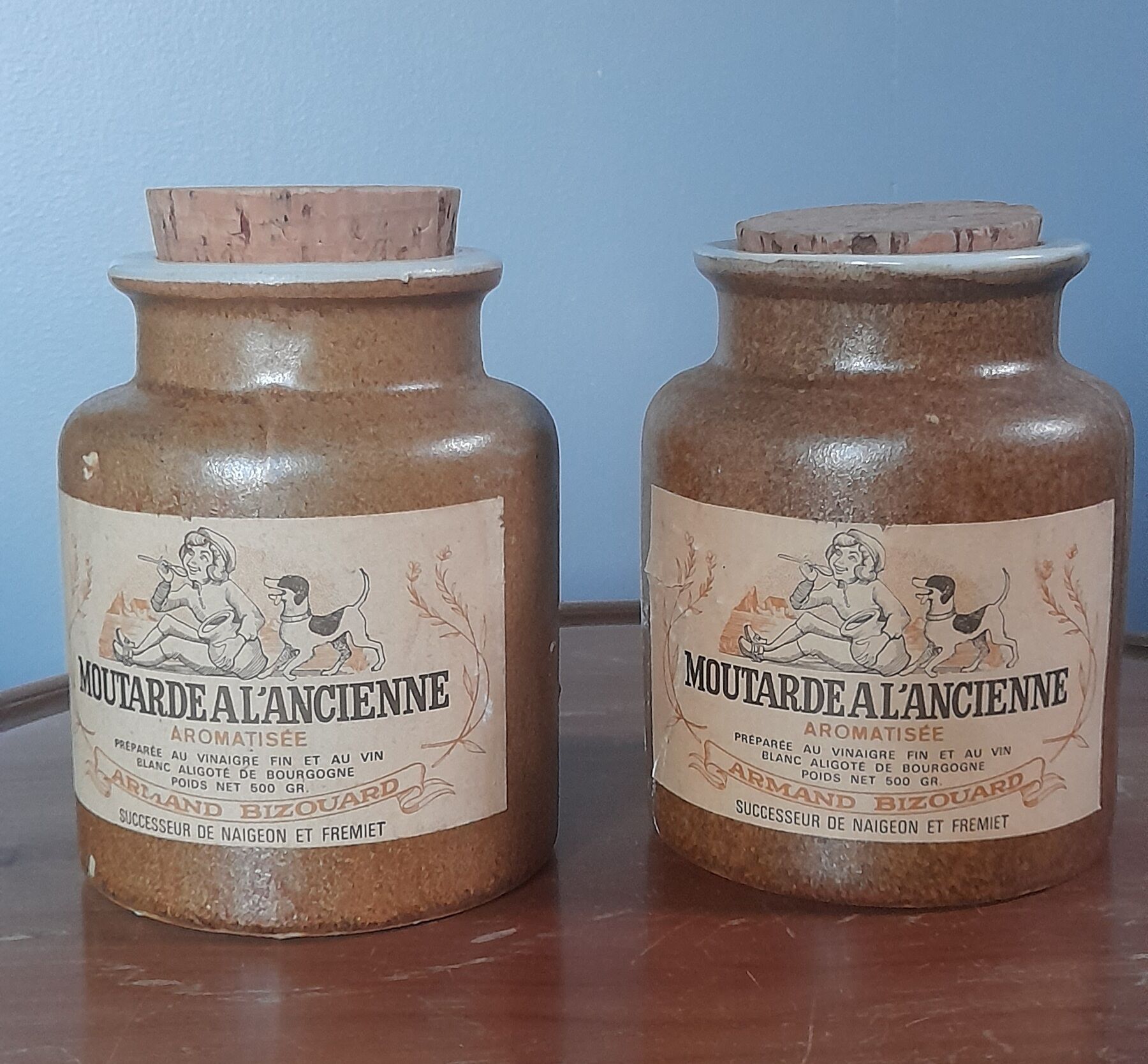 Pot En Grès émaillé Au Sel Avec Bouchon Liège – Vintage