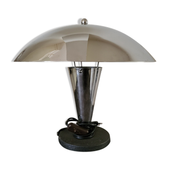 Chrome mushroom lamp 1970