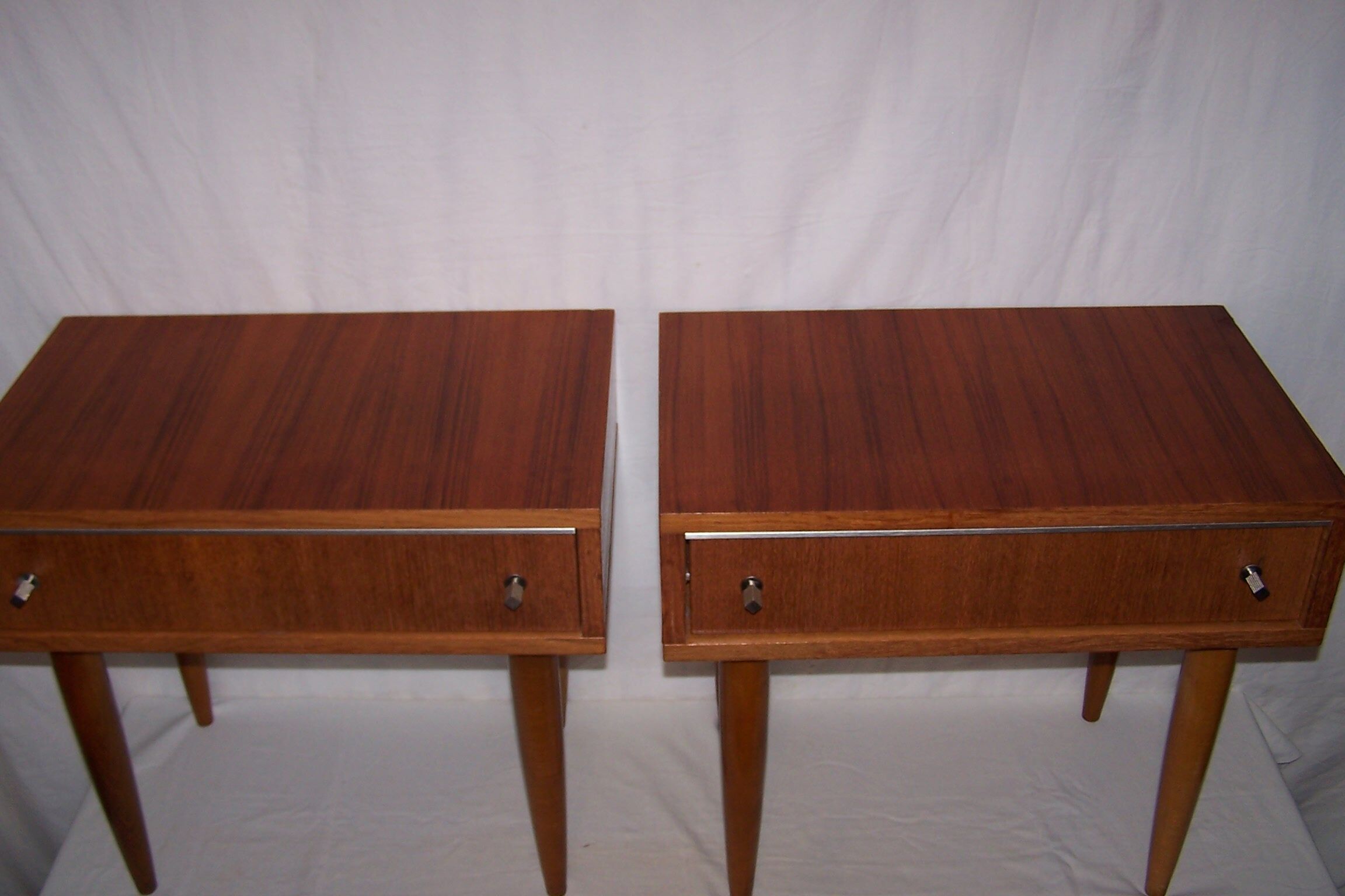 2 bedside tables - 50s