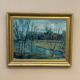 Swedish Oil on Canvas – “Obscured by Trees” by Hugo Carlberg