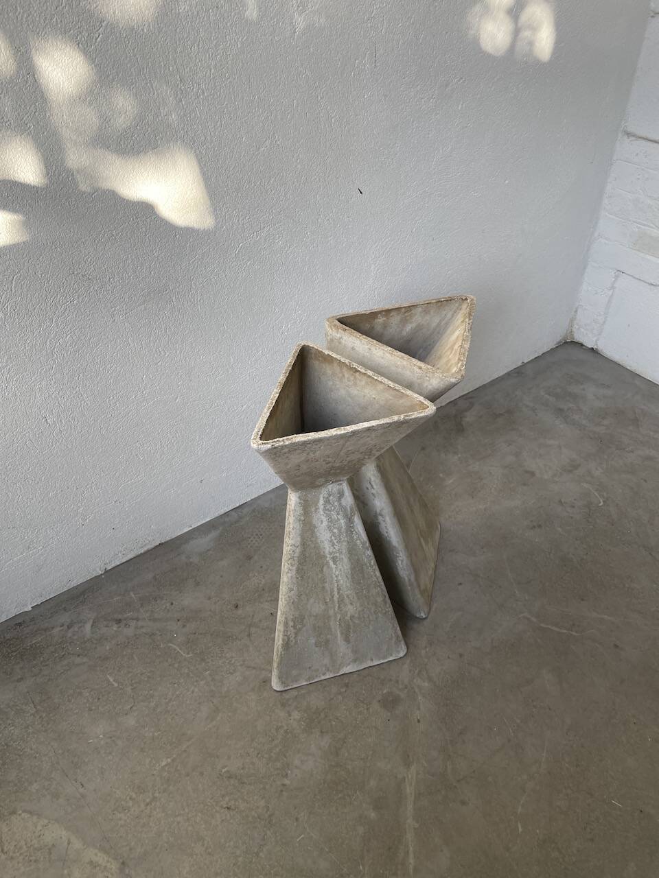 Planters jardinières fibrociment triangulaires
