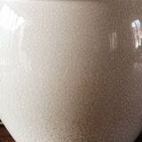 Cracked ceramic planter