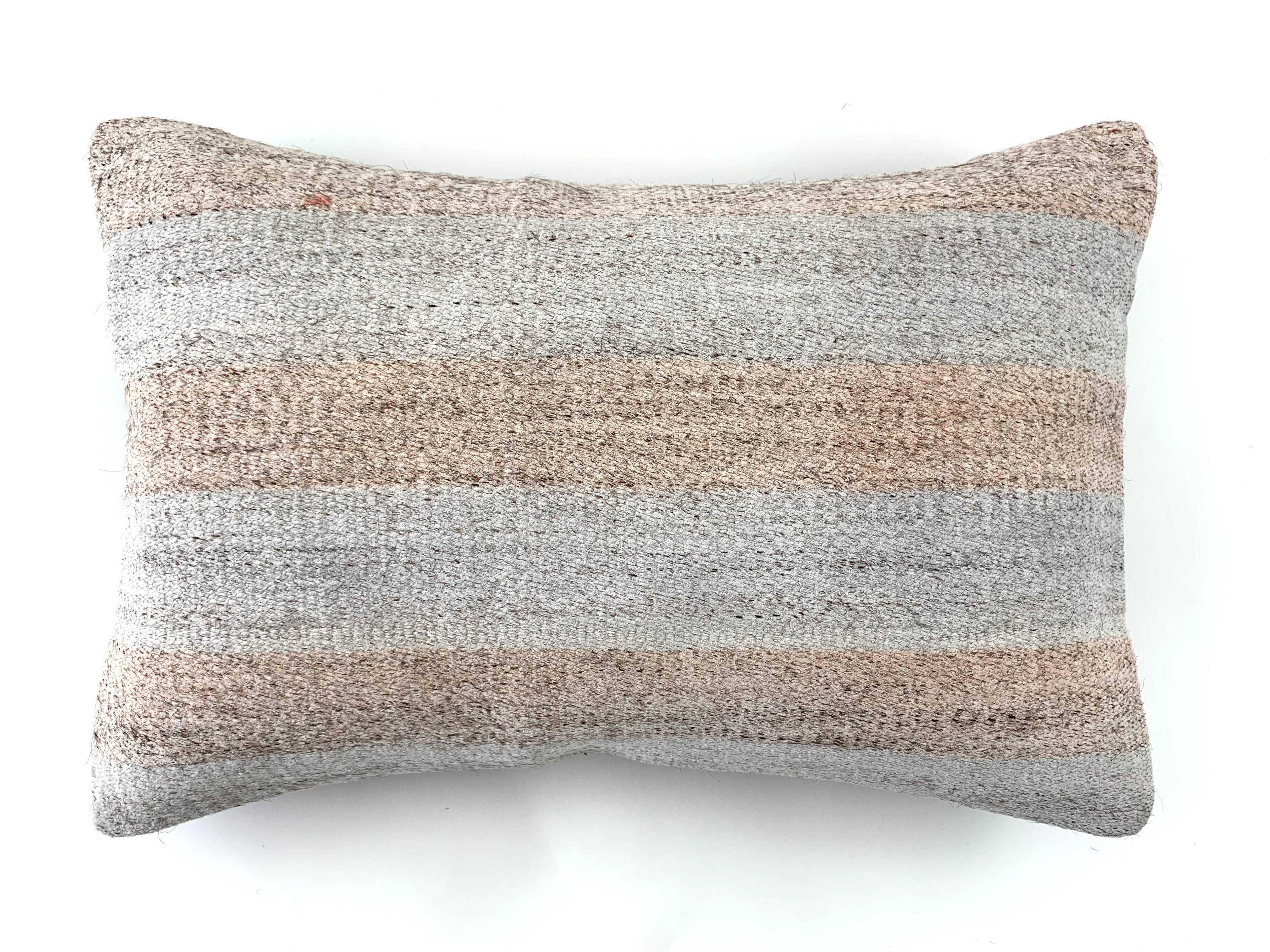 Vintage turkish handmade kilim cushion cover 40x60 cm