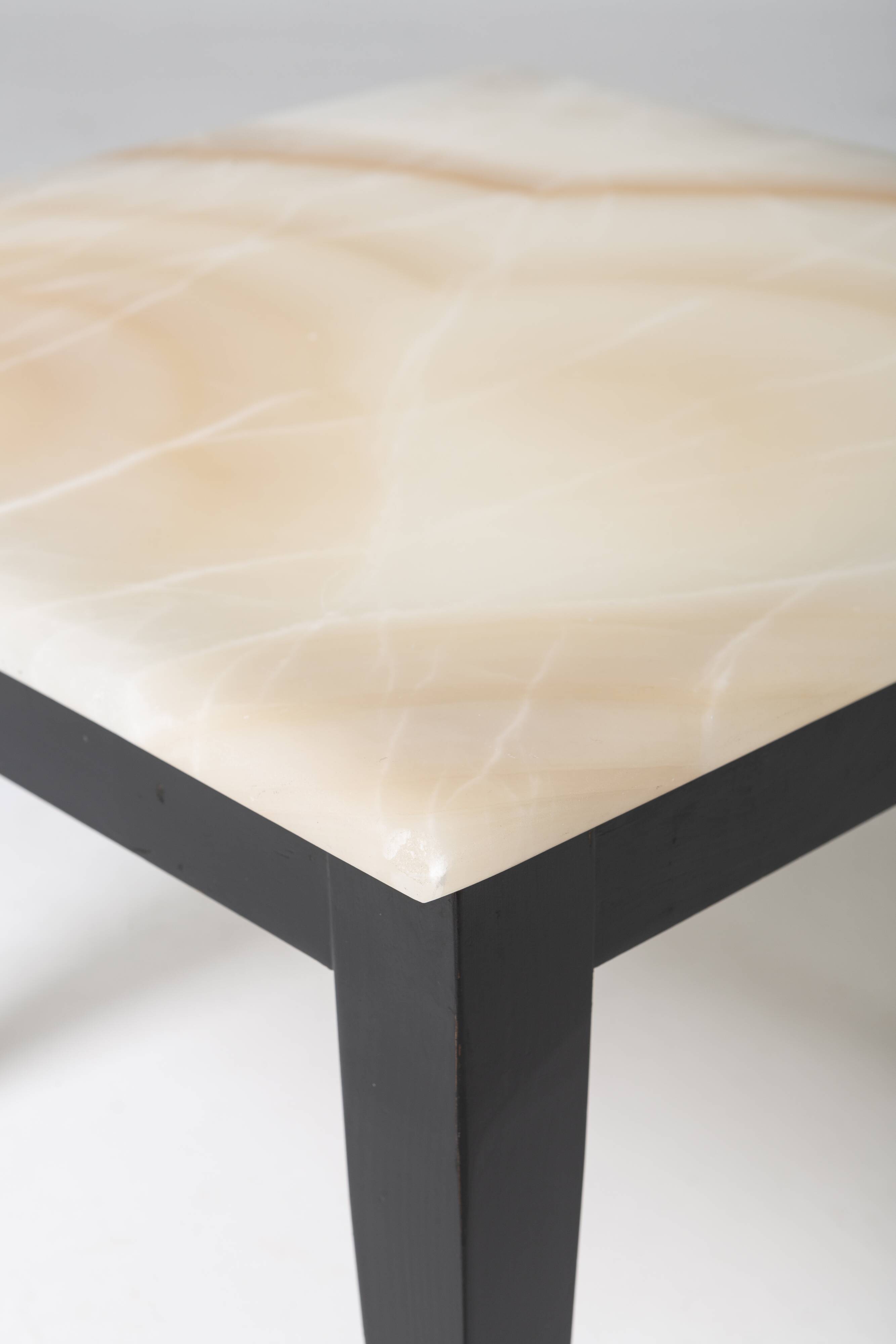 Vintage onyx side table