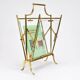 Neoclassical magazine rack by Maison Jansen, France, 1950s.
