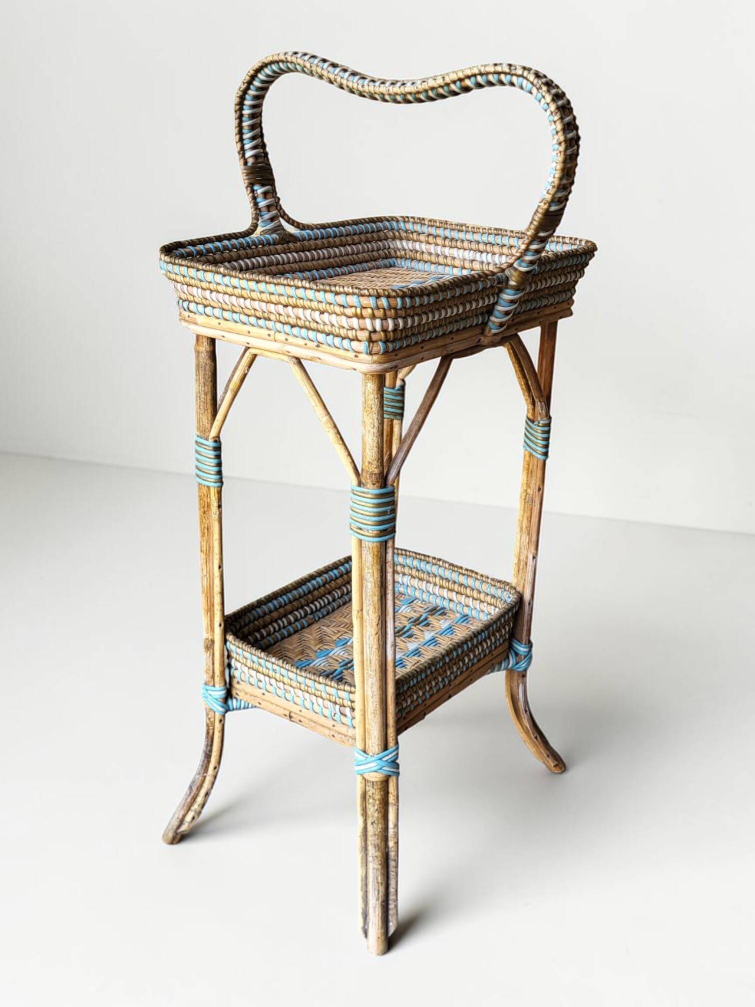 Rattan dessert table, Napoleon III